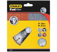 STANLEY Disque diamant à bord segmenté pourle béton 125x22.2 STA38107-XJ