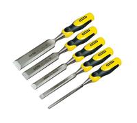 Stanley Ciseaux à bois DynaGrip 2-16-885, jeu 5 pièces (6/12/18/25/32 mm)