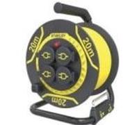 Stanley SXECDL27ARE Enrouleur de câble électrique, Noir