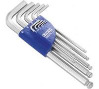 Stanley Expert - Jeu de 9 clés mâles tête sphérique 6 pans métriques 1,5 à 10 mm - E113976 G