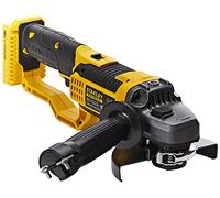 Stanley Fat Max Fmc761B-Xj - Meuleuse Sans Fil 18V - 125Mm - 8500 Tr/Min - Blocage De L'Arbre Pour Un Changement De Disque Facile Et Rapide - Gamme Fatmax Plus Robuste Et Ergonomique - Sans Batterie Noir/Jaune