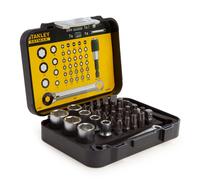 Stanley Fatmax 0.6cm Taille Métrique Prise & Bout Set 39 Pièce Mini Cliquet