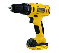 STANLEY FATMAX 10,8V Perceuse Visseuse à Percussion Compacte Sans Fil, Éclairage de Travail LED, 20 Positions de Mandrin, avec x2 Batteries Li-Ion 1,5Ah, x1 Chargeur, et x1 Coffret, FMC021S2-QW