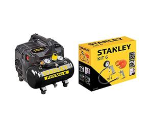 Stanley Fatmax 101/8/6SI DST 101/8/6 Silent Air Compresseur & Stanley 9045717STN Accessoires pour compresseur d’air