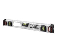 Stanley Niveau magnétique FATMAX 60 cm Alu I‑Beam antichocs 3 fioles (1 grande) ±0,5mm 1-43-554