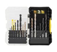 Stanley Fatmax Assortiment Set Mèche Perceuse 14 Pièce For Masonry Bois et Métal