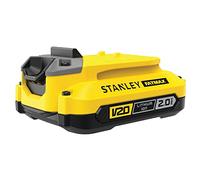 Stanley FATMAX Batterie Lithium Ion 18V 2Ah Compatible avec la Gamme FATMAX V20 Robuste et Ergonomique avec Technologie Améliorée SFMCB202-XJ