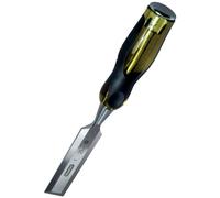 STANLEY FatMax Ciseau (largeur de lame 8 mm, lame Thru-Thang, embout de frappe en acier, manche avec inserts en matière souple) 0-16-252