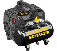 Stanley Fatmax Compresseur DST 101/8/6 FMXCM00 Compresseur d'air 8Bar Silencieux 59dB Réservoir 6L IP43 1450 RPM Noir/Jaune