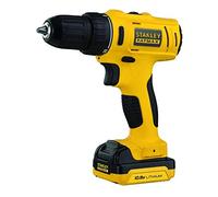 Stanley Fatmax FMC011S2-Qw - Perceuse / Visseuse À Impact Lithium Ion - 10.8V -Moteur Mabuchi - Polyvalente - Vitesse Variable - Mandrin Une Main - Poignée Ergonomique Et Caoutchoutée - Légère Noir ; Jaune