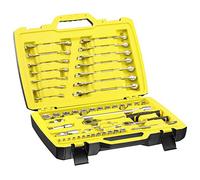 Stanley Fatmax FMMT82827-1 Coffret de Douilles ¼’’ Clés Mixtes - Jeu de 50 Pièces - Fatmax, Multicolore