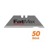 Stanley FatMax Lames trapézoïdales (épaisseur de lame de 0,65mm, technologie S3, incassable jusqu'à 35kg, 50 pièces dans un distributeur en gros) 0-11-700