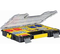 STANLEY FatMax Organizer 1-97-519, boîte d'assortiment avec boîtes amovibles, magasin pour petites pièces empilable