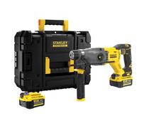 STANLEY FATMAX V20 Perforateur SDS+ 18 V Li-Ion Moteur Brushless 2J 5500 cps/mn avec 1 Mallette 2 Batteries 4 Ah 1 Chargeur SFMCH900M22-QW
