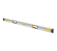 STANLEY FATMAX Règle à Niveau Magnétique 120 cm - Structure en Aluminium Renforcé - 3 Fioles Haute Visibilité - 2 Semelles Usinées -2 Poignées Bi Matière 1-43-549