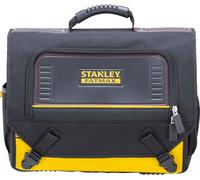 STANLEY FATMAX Sacoche pour ordinateur et outils, grande capacité, poignée télescopique, roulettes, plusieurs compartiments, tissu 600 deniers, dimensions 50x36x41 cm, FMST1-80148