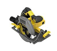Stanley FATMAX Scie Circulaire 1650W 190mm 5500 trs/mn Levier d'Inclinaison pour Coupes Biaises Ajustement Rapide Lames 18 Dents avec Carbure de Tungstène Sans Malette de Rangement FME301-QS