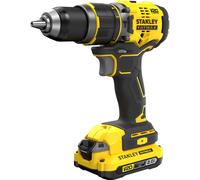 Stanley Perceuse à percussion FATMAX SFMCD721D2K-QW 18V moteur brushless 80 Nm avec mallette 2x2Ah