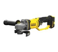 STANLEY Fatmax SFMCG400B-XJ- Mini ponceuse V20 li-ion 18V, disque 125mm fr, Design compact et ergonomique, chargeur et batterie non inclus.