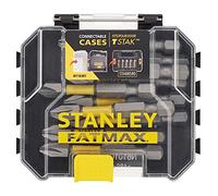 STANLEY - FatMax STA88573-XJ STANLEY Black and Decker Coffret 10-Piece Embouts de vissage Impact 50 mm Ph2
