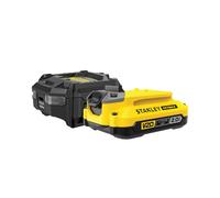 STANLEY FATMAX Starter kit chargeur 1,25 A avec 1 batterie 18V 2 Ah V20 SFMCB10D1 QW