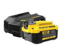STANLEY FATMAX Starter kit chargeur 2Ah et batterie 18V 4Ah V20 SFMCB14M1-QW