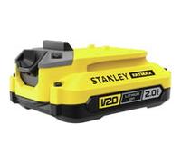 Stanley FATMAX Batterie Lithium Ion 18V 2Ah Compatible avec la Gamme FATMAX V20 Robuste et Ergonomique avec Technologie Améliorée SFMCB202-XJ