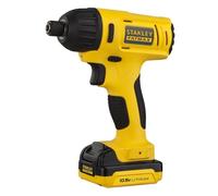 Stanley FATMAX Visseuse à Chocs Sans Fil Lithium Ion 10,8V 110Nm Moteur Mabuchi 2500 trs/mn Mandrin Hexagonal Voyant LED Clip Ceinture 1 Malette Kit Box 2 Batteries 1,5Ah 1 Chargeur Rapide FMC041S2-QW