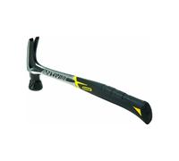 Stanley FatMax Xtreme Marteau de clouage anti-vibration à panne fendue courbée, 51-165