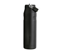 Stanley Flip Straw 2.0 Gourde Isotherme Avec Paille 1.06L - 15 Heures Froide - 3 Jours Glacée - Acier Inoxydable - Sans BPA - Etanche - Lavable Au Lave-Vaisselle - Thermos - Black
