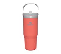 STANLEY Flip Straw Tumbler 1.0 Gourde Avec Paille 0.89L - Froid Pendant 12 Heures - Gourde Isotherme - Sans BPA - Thermos Facile à Transporter - Va au Lave-Vaisselle - Guava