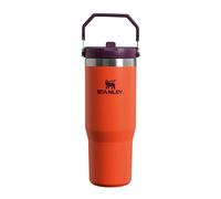 Stanley Flip Straw Tumbler 1.0 Gourde Avec Paille 0.89L - Froid Pendant 12 Heures - Gourde Isotherme - Sans BPA - Thermos Facile à Transporter - Va au Lave-Vaisselle - Tigerlily Plum