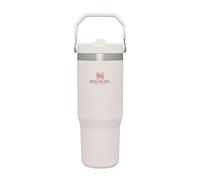 Stanley Flip Straw Tumbler 1.0 Gourde Avec Paille 0.89L - Froid Pendant 12 Heures - Gourde Isotherme - Sans BPA - Thermos Facile à Transporter - Va au Lave-Vaisselle - Rose Quartz