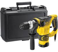 Stanley FATMAX Perforateur Burineur 3,5 J 1250W 850 trs/mn 3 Fonctions de Frappe Avec 1 Malette de Transport et Accessoires Gamme FATMAX Robuste et Ergonomique FME1250K