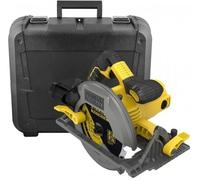 Stanley FATMAX Scie Circulaire 1650W 190mm 5500 trs/mn Levier d'Inclinaison pour Coupes Biaises Ajustement Rapide Lames 18 Dents avec Carbure de Tungstène 1 Malette de Rangement FME301K-QS