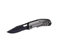 STANLEY Fmht0-10312 Couteau Premium 80Mm Gamme FATMAX - "Garde-Fou" Pour La Sécurité- Lame En Acier Inoxydable Bords Droits Et Dentelés - Poignée Ergonomique - Ouverture Une Main - Clip Ceinture