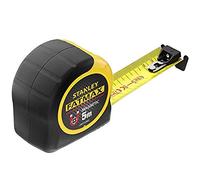 Stanley Fmht0-33864 mètre Ruban magnétique 5m Gamme Fatmax - Ruban Large - Revêtement Blade Armor Thermoplastique et mylar Anti Abrasion et Anticorrosion - Position Zéro Réel - Boiter Bi matière