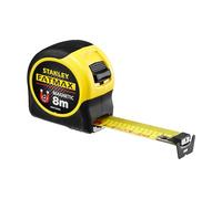 Stanley Fmht0-33868 Mètre Ruban Magnétique Gamme FatMax - Ruban Large - Revêtement Blade Armor Thermoplastique Et Mylar Anti Abrasion Et Anticorrosion - Position Zéro Réel - Boiter Bi Matière 8 m x 32 mm Jaune/Noir