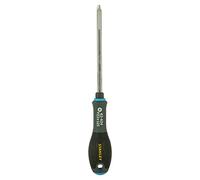 STANLEY Fmht0-62624 Tournevis Avec Écrou Pz2 125 Mm - Gamme FATMAX - Fabriqué En France - Utilisation Professionnelle - Grande Résistance - Sablage De L'Empreinte - Poignée Soft-Grip Antidérapante