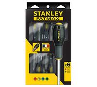STANLEY Fmht0-62626 Coffret De 6 Tournevis Électricien/Philips Gamme FATMAX - Fabriqués En France - Lame En Acier - Sablage De L'Empreinte - Poignée Soft Grip - Quasi Incassable - Anticorrosion