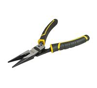 Stanley Fmht0-70812 Pince à Bec Long Gamme Fatmax- Mécanisme Pivot - Plus De Force De Coupe - Corps Forgé En Acier - Traitement Thermique - Mâchoire Effilée - Poignée Soft Grip Jaune