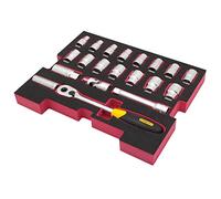 STANLEY FMHT0-74297 Jeu de Douilles, Multicolore