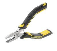 STANLEY FMHT0-80516 Mini Pince Universelle Gamme FATMAX - Design Compact - Ressort De Rappel - Coupe Et Serre - Poignée Bi Matière - Acier Trempé
