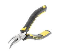 Stanley Fmht0-80523 Mini Pince À Becs 1/2 Longs/Coudés Gamme FatMax - Design Compact - Ressort De Rappel - Maintient Et Serre - Poignée Bi Matière - Acier Trempé