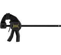 Stanley Fmht0-83231 Serre-Joint S 120 Gamme FatMax - Travaux De Précision - Patin De Protection Amovibles - Rainure En V Pour Maintien Des Tubes - Rail En Acier - Corps En Nylon Renforcé