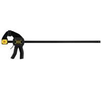 Stanley Fmht0-83236 Serre-Joint Gamme FatMax - Travaux De Précision - Rainure En V Pour Maintien Des Tubes - Rail En Acier - Corps En Nylon Renforcé - Fonction Écarteur