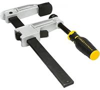 Stanley Serre-joint à vis FatMax FMHT0-83244 – Mâchoire 80 mm, Serrage 200 mm, Poignée Soft Grip