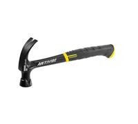 Stanley Fmht1-51277 Marteau Arrache-Clous Gamme FatMax - Tête Compacte Plus Légère Et Efficace - Tête Avec Zone De Frappe - Moins De Vibration - Grip Anti-Dérapant - Corps En Acier Forgé Noir/Jaune