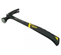 Stanley Fmht1-51278 Marteau Arrache-Clous Gamme FatMax - Tête Compacte Plus Légère Et Efficace - Tête Avec Zone De Frappe - Moins De Vibration - Grip Anti-Dérapant - Corps En Acier Forgé