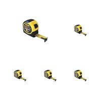 STANLEY Fmht81556-0 mètre Ruban Gamme FATMAX - Fabriqués en France - Ruban Épais - Revêtement Blade Armor - Résistant -Revêtement mylar - Boitier Abs Bi matière - Robuste (Lot de 5)